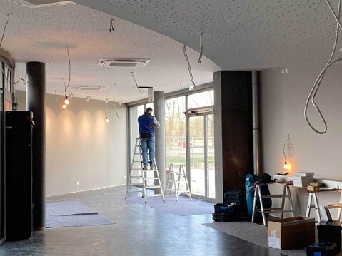 Umbau Cafe Belverde Inklusionsbetrieb